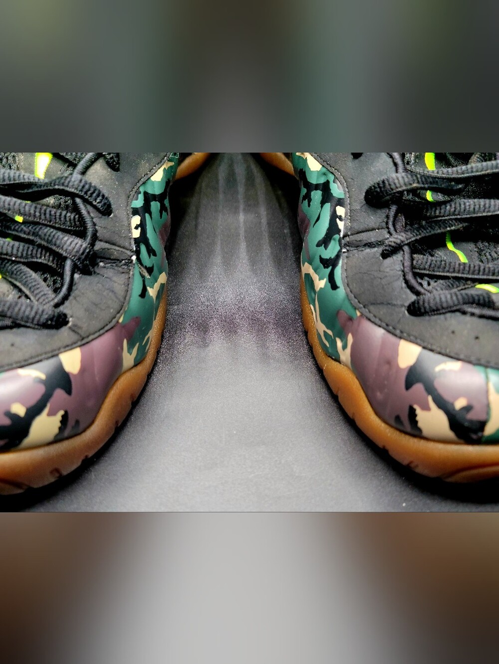 Nike Air Foamposite Pro PRM LE Forest Camo Sz 13 Men - Picture 6 of 10